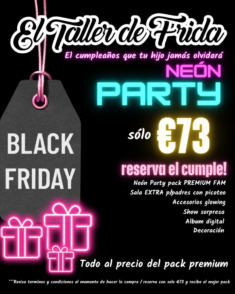 BLACK FRIDAY /  BIRTHDAY / RESERVA PLAN PREMIUM FAM B