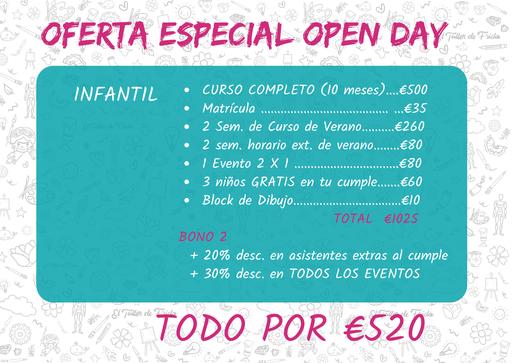 [PACKS] PINTURA / OPEN DAY INFANTIL B 