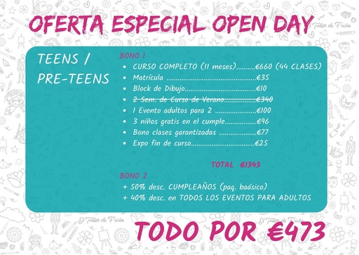 PINTURA / OPEN DAY TEENS / PRE-TEENS B 2